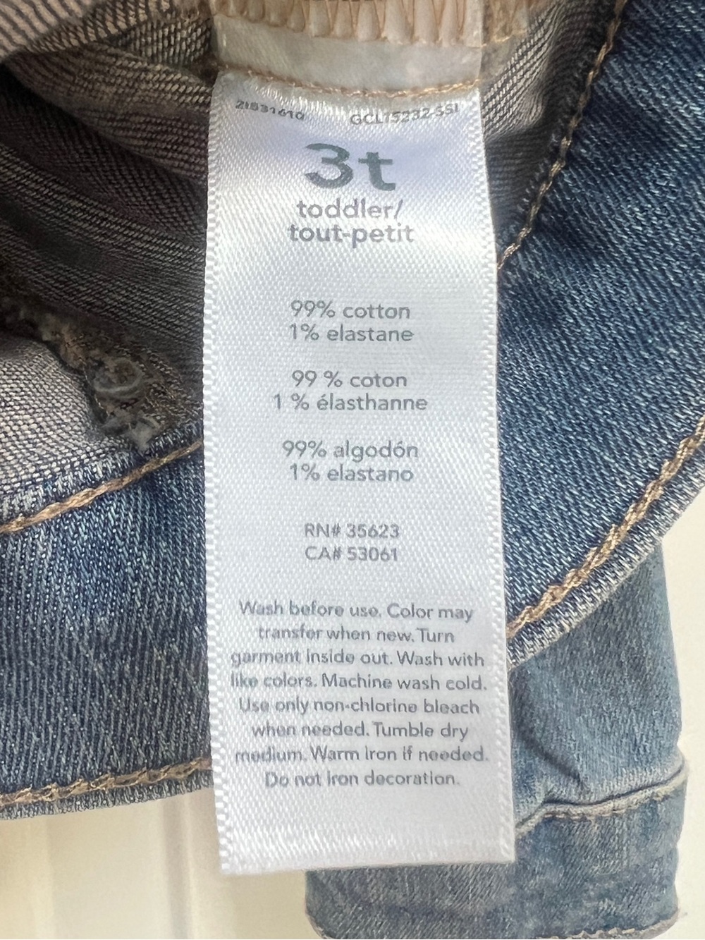 Girl’s Carters Jean Jacket (Size 3T) NWT - Picture 4 of 6